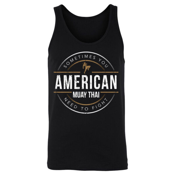 AMERICAN MUAY THAI - CIRCLE BADGE - TANK TOP - $DUVWHF$ Thumbnail